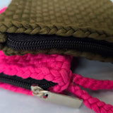 HABI Crochet Square Accessories Purse
