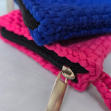 HABI Crochet Square Accessories Purse