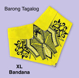 Life is Pawsome Black Barong Dog Bandana