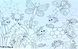 Doodle & Play Reusable Coloring Mats and Pens