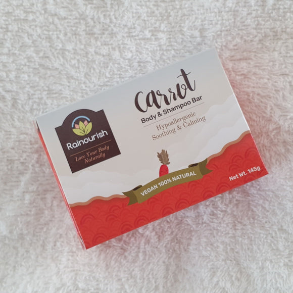 Rainourish Carrot Body & Shampoo Bar