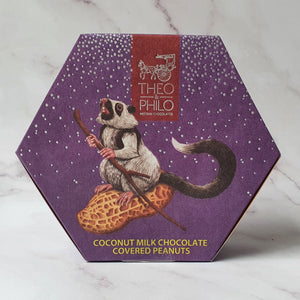 Theo and Philo Coconut Milk Chocolate Covered Peanuts
