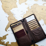 Jacinto and Lirio Bucket List Travel Wallet